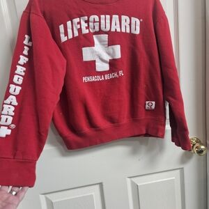 Red Lifeguard Sweatshirt